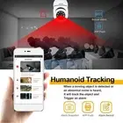 Bulb Home Security Camera Motion Detection E27 Socket Alarm Two Way Talk