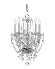Crystorama 5-Light Traditional Crystal Mini Chandelier