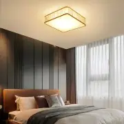 ZHAOLI Crystal Material Shade Square Ceiling Light