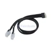 SFF8654 8I To 2*SFF8087 32AWG Server Transmission Line MiniSAS Server Array