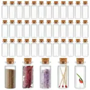 200 Pcs Empty Small Glass Bottles with Cork Stoppers Bulk Tiny Clear Vials Tr...
