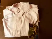 RATCATCHER Show SHIRT Pink Striped LONG Sleeve Sz Youth 12R NEW Devon Aire