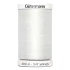 Gutermann Sew-All 100% Polyester Sewing Thread (500m) Colour 800 WHITE