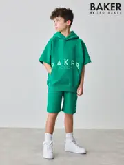 Baker by Ted Baker Short Sleeve Hoodie and Shorts Set (AC7481) | $63 - $75