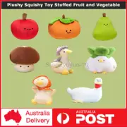 Plushy Squishy Toy Stuffed Fruit and Vegetable Pillow Comfort Toy Birthday Gift