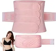 Xvilmaun Postpartum Belly Band - Adjustable Elastic Postpartum Postnatal Recoery Support Girdle Belt | Breathable Post Pregnancy Belly Waist Shaper, Abdomen Abdominal Binder for Women