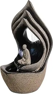 Tabletop Water Fountain New Chinese Style Flowing Water Decoration, Home, Office, Living Room, Porch, Desktop Decoration, Fountain Landscape Office Relaxation Meditation Fountain