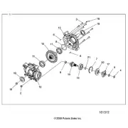 Polaris Coupler, Genuine OEM Part 3234782, Qty 1
