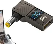 Type C Charging Adapter,100W Digital Display Type C to DC Charging Adapter - Fast Charging Computer Accessories for Business Trips, Travel, Daily Use