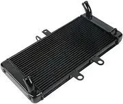 Rynplex Motorcycle Engine Radiator Water Cooler Cooling, for Bandit GSF1250S GSF1250 2007-2013 GSX650F 2008-2013 Aluminum Replacement Motorcycle Engine Radiator