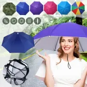 Umbrella Hat Fishing Sunshade Outdoor Hat Opening Diameter 69cm Folding Size