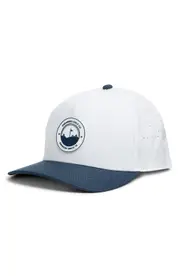 Swannies Sean Ventilated Golf Snapback Cap in White at Nordstrom One Size