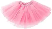 [AIMALL] Women Adults Girls Elegant Polyester Tutu Skirt Princess Dressup Party Costume Ballet Dancewear - 3-Layer Design, Adjustable Waist - Adult and Kids Sizes