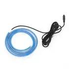 ´12V Car Hood Light Strip 1.2m Long Flexible Blue Lighting IP67 Exterior LED