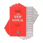 Mustang Service Workshop Manual Book 1970 70 Coupe Convertible Fastback Mach 1