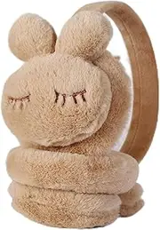[Generic] Earmuffs Warm Cute 3D Rabbit Warm Earmuffs Winter Warm Headphones Girls Rabbit Earcap Children Ear Cover Plush Fur Headphones Ear Warmer Warm Earmuffs