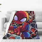 MARVEL SPIDER MAN SOFT BLANKET WARMTH 輕便抓絨毯舒適奢華法蘭絨毛毯,適合床上或沙發