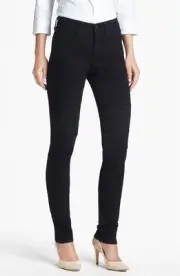NEW NYDJ Not Your Daughters Jeans pants Gabriella Moto LEGGINGS black 10 P pants