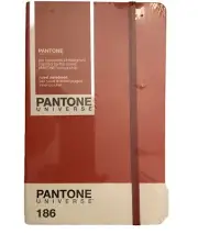 Pantone Universe Note Book, Solid Spiral Red 186, 100 Sheets