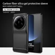 Mofi For Xiaomi 13 Ultra, Luxury Shockproof Hybrid Brushed Armor Soft Cover Case
