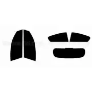 For BMW 1 Series 3-Door Hatchback E81 2004-11 Full Pre Cut Window Tint Kit Film