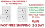 2 Pack KeeWifi/Kisslink SP200KIT Wi-Fi Smart Plug Mini kisslink Amazon Alexa NEW