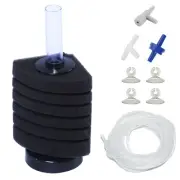 Aquarium Corner Sponge Filter, for Breeding Shrimp Nano Fish Tanks with Airli...