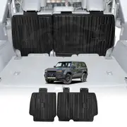 Back Seat Protector for Toyota Prado 250 Series 2024-2025 All Weather Heavy Duty Car Seat Kick Mats Cover