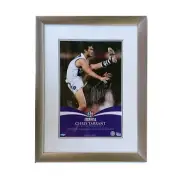 AFL Chris Tarrant Fremantle Dockers Signed LTD Ed 20 - 300 Framed Photo COA NEW