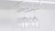 Wine Glass Holder Stemware Rack Hanger Under Cabinet No Drill Bar Kitchen