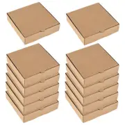 12pcs Blank Paper Pizza Box Empty Thicken Paper Pizza Case Takeout Pizza