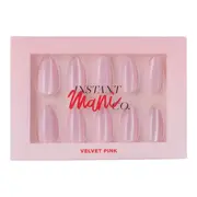 [INSTANT-MANI] Velvet Pink Press On Nails Set