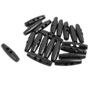 20 Pack 2 Holes Scrapbooking Spring Stop Toggle Buttons Adjustable Lock End