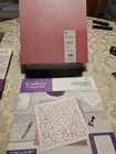 Crafters Companion Large Stencil CONFETTI CELEBRATIONS And Companion Paper