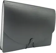 SHOWERORO A4 File Folder Lid Lightweight Accordion Folder for School Office Home