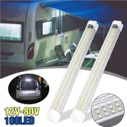 2x LED Strip Lights Bar Car 12V Camping Light Interior Lamp Caravan Boat Fishing
