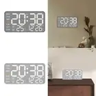 Digital Wall Clock Modern Multipurpose Table Clock for Home Bedroom Office