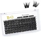 Lash Clusters D Curl 10 Mm DIY Eyelash Extensions 72 Clusters Lashes C D Curl B&