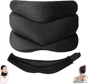 Vitavix Anti Snoring Neck Support Brace, Adjustable Soft Foam Cervical Collar for Sleeping, Ergonomic Neck Support for Snore Relief & Cervical Spine Pressure, Comfortable Sleep Aid for Men & Women