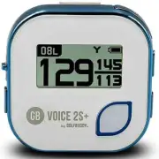GolfBuddy GB Voice 2S + Talking GPS Golf Rangefinder Blue/White Compact Golf JP