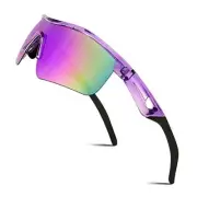 Kids Teens Baseball Polarized 125 Millimeters Transparent Purple-purple