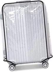 [Veemoon] Transparent Luggage Case Cover Dustproof Trolley Protector Bag for Suitcase Easy Washable Material for Travel and Protection Against Scratches
