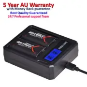 2X 2500mAh Batt + Dual Charger for Xbox One / S/ X/Elite/ Series X/S Gamepads