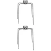 Rotisserie spit rod fork Set 2 Rotisserie Prongs Meat Forks Roasting Fork Grill
