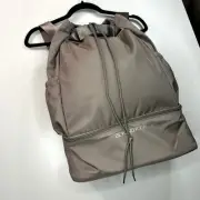 Beyond Yoga Convertible Gym Bag Backpack Tote Tan Canvas Travel Weekend