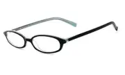 Calabria Vivid 750 Women 48mm Designer Reading Glasses Black-Blue Crystal+1.00