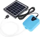 2L/min Aquarium Air Pump Solar Powered Oxygenator Fish Tank Water Pond Aerator