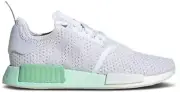 MENS ADIDAS NMD R1 WHITE BLUSH GREEN CASUAL FASHION RUNNING ATHLETIC SHOE FV1737