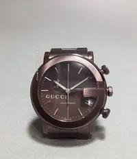 在飛比找Yahoo!奇摩拍賣優惠-9.9新 真品 GUCCI G-Chrono 頂尖時尚計時碼