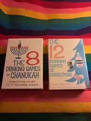 2 GAMES THE 8 DRINKING GAMES OF CHANUKAH & 12 DRINKING GAMES OF CHRISTMAS